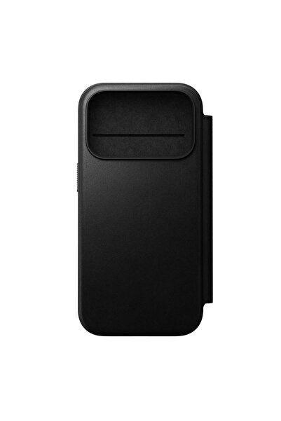 Nomad Leather Folio Case for iPhone 17 Pro - Black