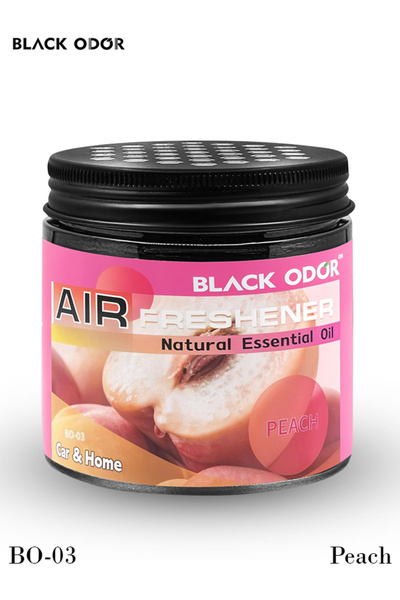 Black Odor BO-03 Peach Air Freshener for Car & Home with Natural Essential Oils