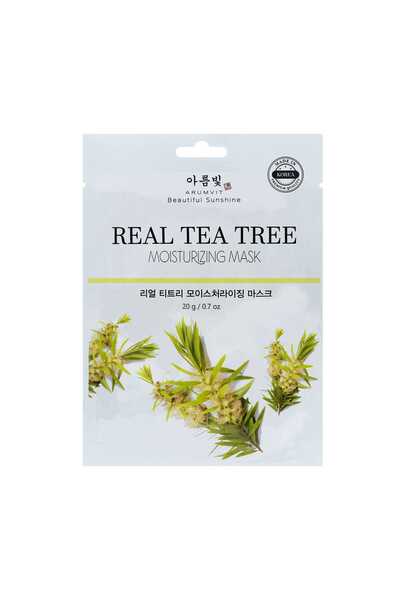 EVA Arumvit Real Tea Tree Moisturizing Mask for Hydrated, Calm & Healthy-Look...