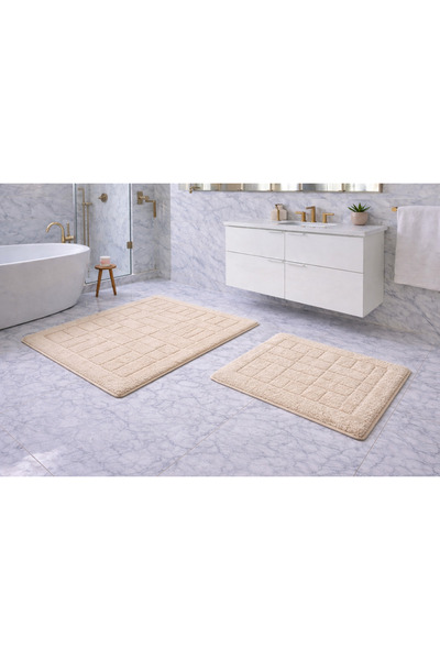 Özdilek Block 2-Piece Cotton Toilet Set