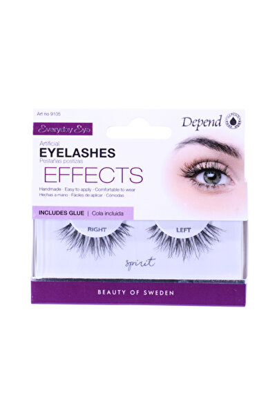 Depend رموش صناعية + قوة لاصقة #9112