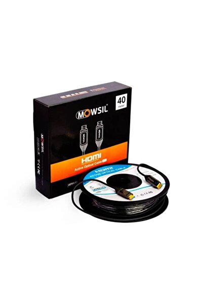 MOWSIL AOC-FIBER HDMI 4K 60Hz 2.0 Cable – 25Mtr