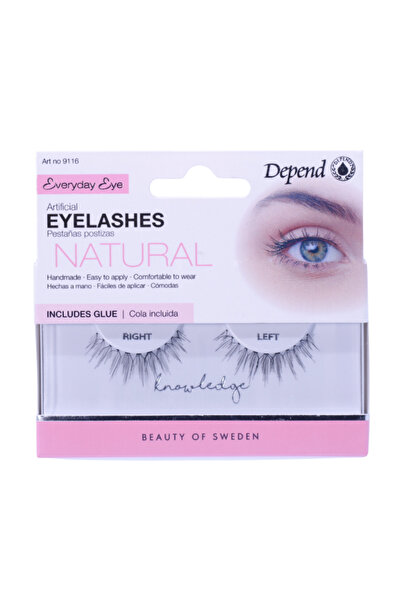 Depend الرموش الاصطناعية + الغراء - المعرفة