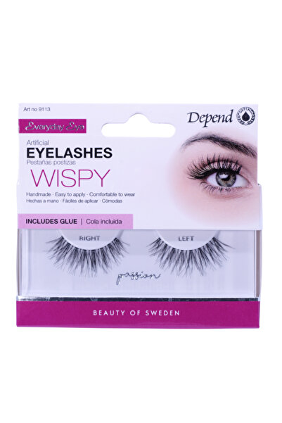 Depend رموش اصطناعية + غراء باشون #9113