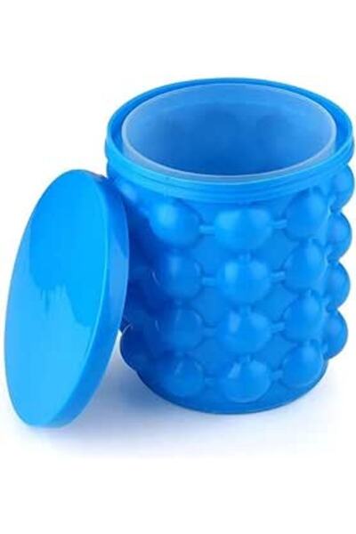 TOSCANA U Ice Cube Bucket 20x15x20 cm - Blue