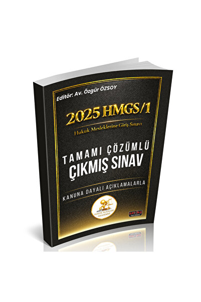 Savaş Yayınevi 2025 HMGS/1 Sınavı HUKAL Tamamı Çözümlü Çıkmış Sınav Soruları ...