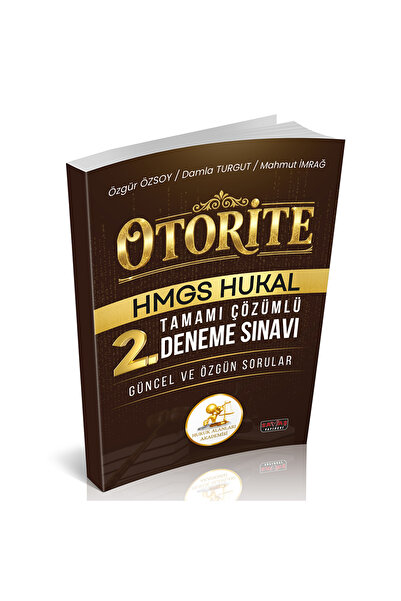 Savaş Yayınevi Otorite HMGS HUKAL Tamamı Çözümlü 2. Deneme Sınavı Savaş Yayın...