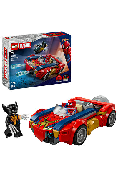 LEGO Marvel Spider-Man cu o mașină împotriva lui Venom în The Wolverine 76336