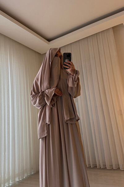 durushams Medina Shawl Veil Ferace Set, Umrah Pilgrimage, Women's Ferace, Hij...