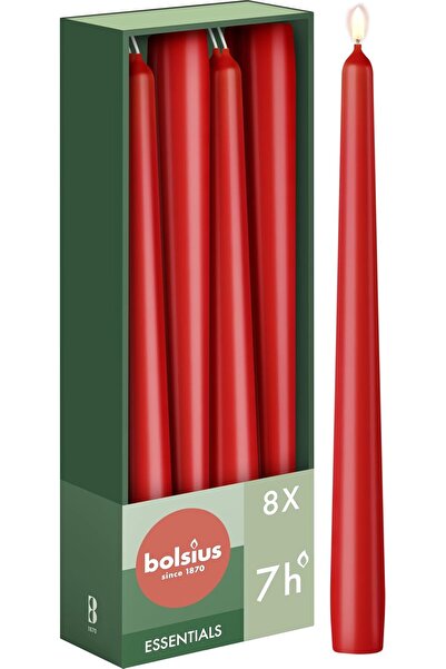 Bolsius Taper Candles - Ivory - Home Decoration Candles - Burn Time 7 Hours -...
