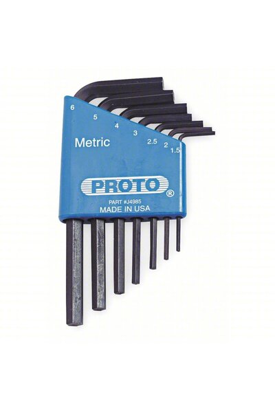 PROTO ® 7 Piece Hex Key Set - Metric