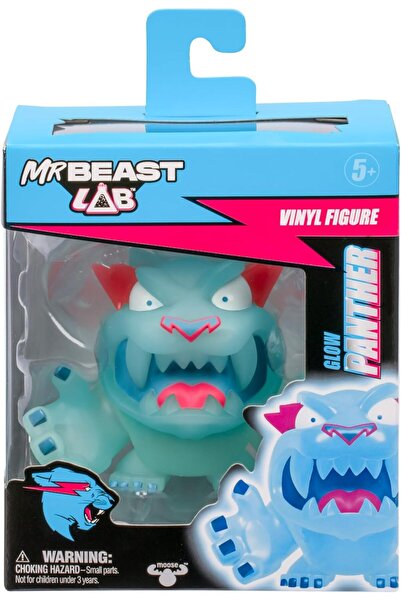 MrBeast Lab Vinyl Figure Glow Panther 3.5 Inches