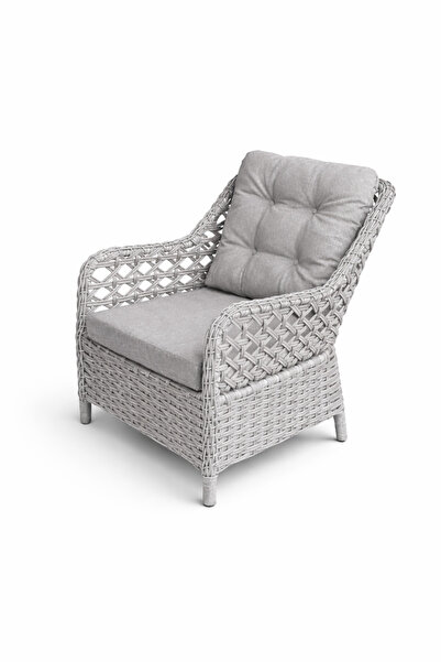 Çavdar Group İcon Tekli Raddan Bahçe Koltuğu Bahçe Balkon Teras Tekli Minderl...