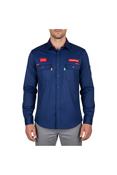 Shelter Jaguar 12 CAL FR Shirt with CAT 2, 88/12 Cotton-Nylon, NFPA 70E and N...