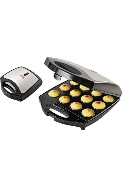 HOME MASTER HM-334 700W 12 Eyes Cup Cake Maker, Black