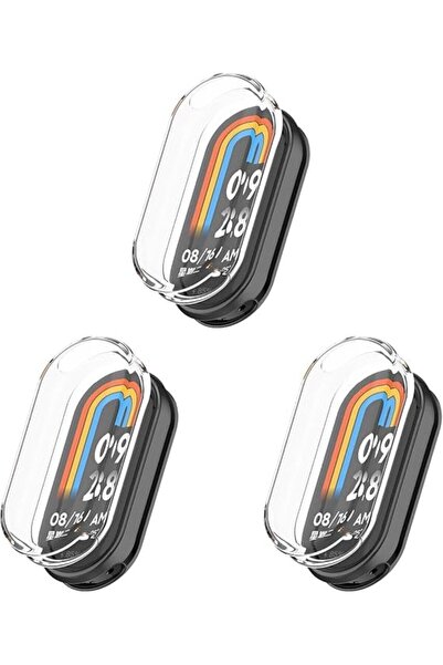 bbtech 3 Pieces Xiaomi Smart Band 10/Mi Band 10 Compatible Transparent Silico...