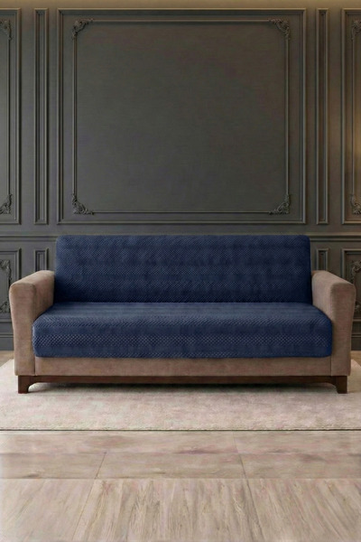 Pera Deluxe %100 Pamuk Jakarli Koltuk Kanepe Örtüsü Çekyat Kanepe Kılıfı Last...