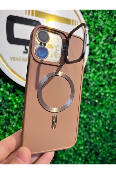 ÇELİKTECH iPhone 16 Plus stand- magesafe-kamera korumalı kılıf