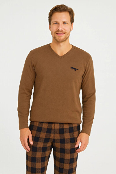 KLY Men's V-Neck Pajama Set