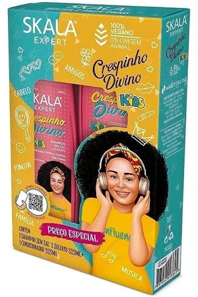 SKALA EXPERT SKALA CRESPINHO DIVINO KIDS KIT SHAMPOO AND CONDITIONER
