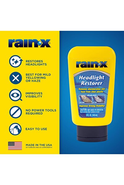 RAINX Rain-X 800001810 Headlight Restorer - 5 fl oz.