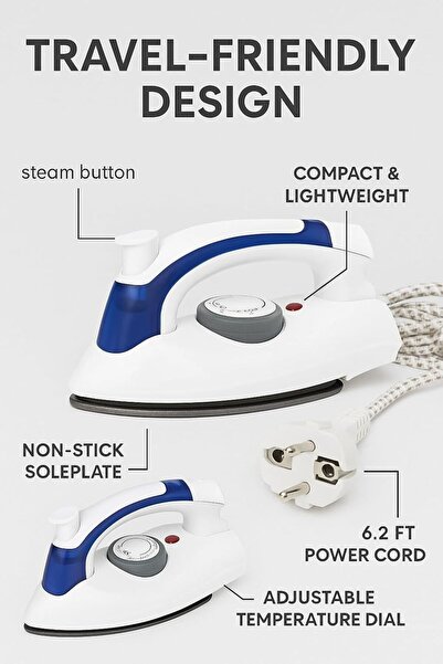 fitto Portable Handheld Steam Iron