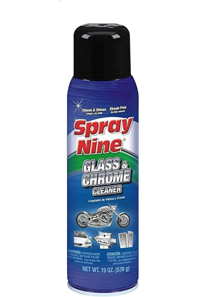 Permatex سبراي ناين منظف الزجاج والكروم 19 أونصة، شفاف