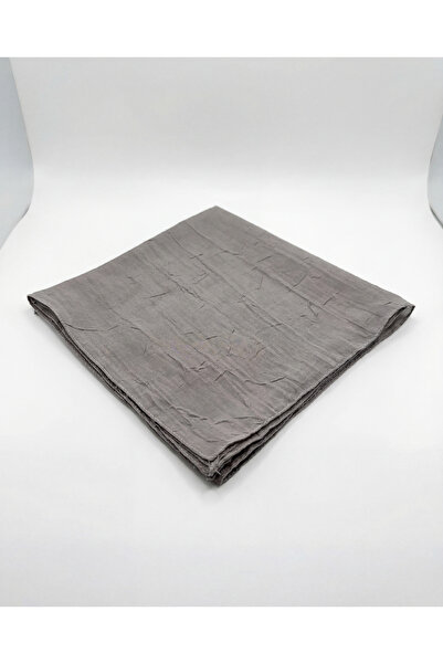 Bambu Kraş Eşarp Koyu Gri
