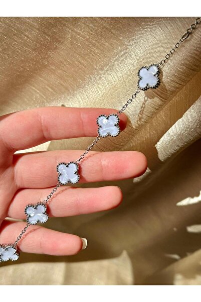D&Z ACCESSORİES سوار الحظ من نبات البرسيم الأبيض |   سوار من الفولاذ المقاوم ...