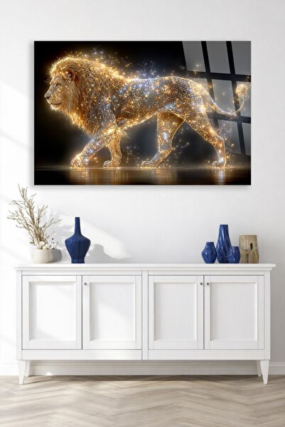 TAULART TABLO DE STICLA LEU DE AUR |   Tema PUTEREA SI POSTURA NOSTRIE|  DECO...