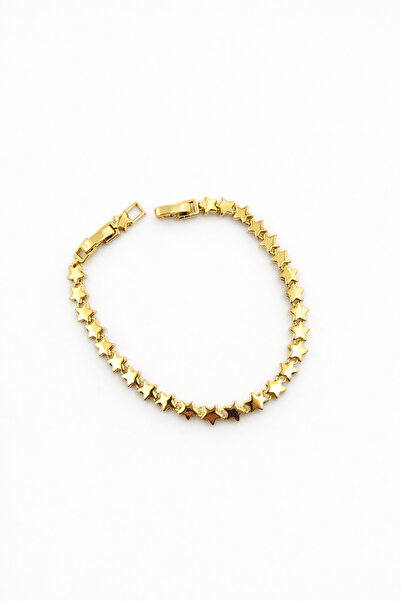 OEM Gold Yıldız Detaylı Zincir Bileklik