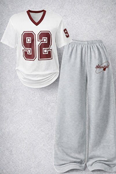 Kids Çocuk 92 Baskılı Yazlık 2'li Alt Üst Takım