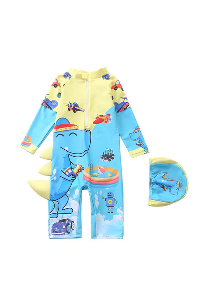 1way Children's swimsuit with cap
