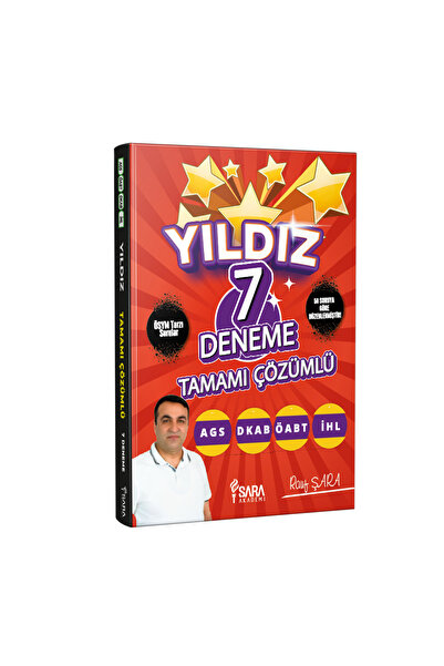 Şara Akademi YILDIZ 7 Deneme - Tamamı Çözümlü | ÖSYM Tarzı AGS, DKAB, ÖABT, İ...