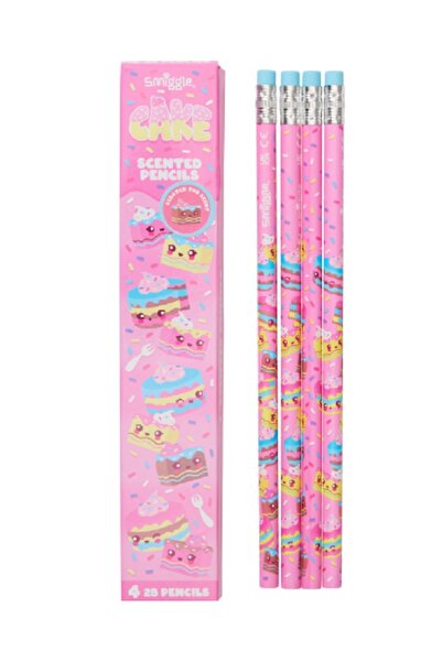 SMIGGLE Pasta Scented 2B Pencil 4 Pack