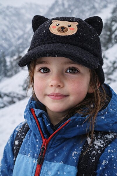 LAGRANZE Little Bear Girl's Winter Beanie
