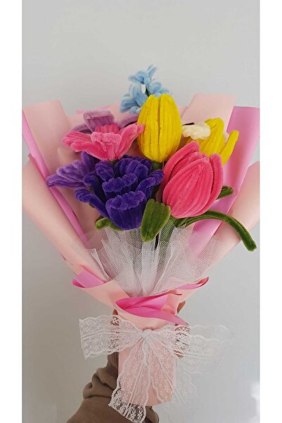 Badem Hediyecilik Flower Bouquet – Handmade Gift Arrangement