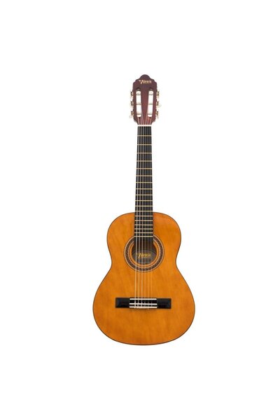 VALENCIA VC103T 3/4 Klasik Gitar - Naturel (Başlangıç Seviyesi) | Sap Ayar Çe...