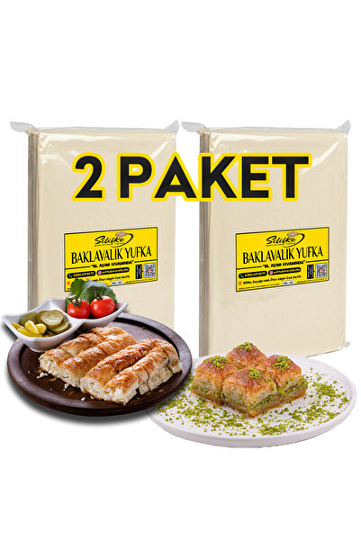 Silifke Yufka Böreklik Yufka ve Baklavalık Yufka - 2 Paket - 2 Tepsilik (±180...