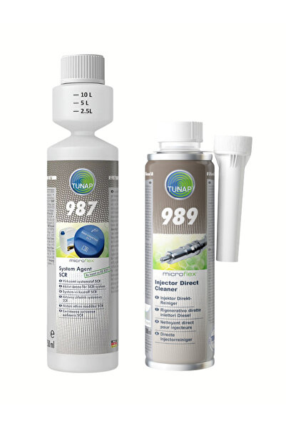 TUNAP 987 + 989 Set – AdBlue Koruma & Dizel Enjektör Temizliği