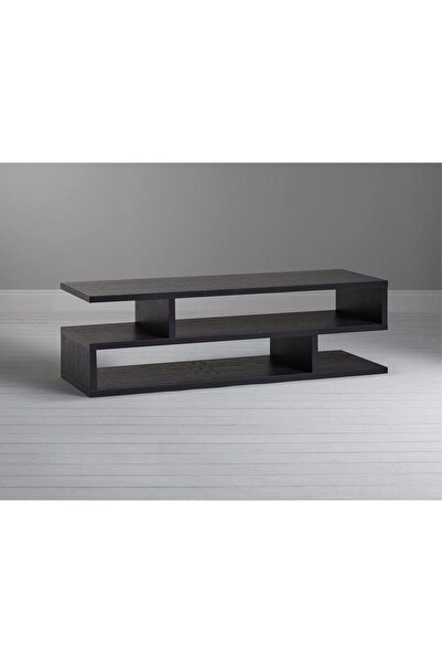 Mahmayi حامل تلفزيون عصري أسود اللون من طراز MSR-CT مع طاولة قهوة لأجهزة الكم...