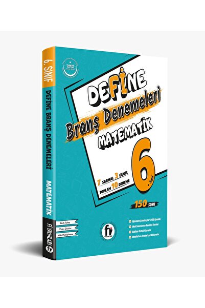 Fi Yayınları 6. Sınıf Define Matematik Branş Denemeleri Maarif Model
