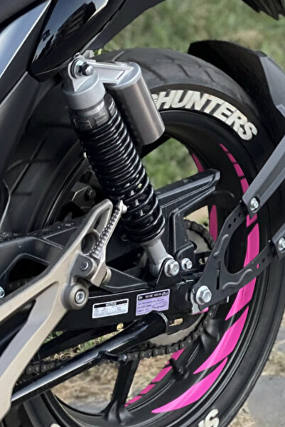 Banxtre مجموعة ملصقات شريطية للعجلات مكونة من 8 قطع تناسب جميع العجلات وتناسب...