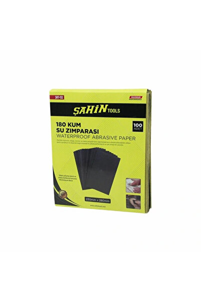 shopwave 100 قطعة ورق سنفرة مائي 180 حصى 230×280 مم (5047)