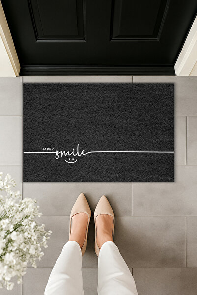Dormot Modern Digital Printing Doormat - Happy Smile Doormat - Front Door Mat...
