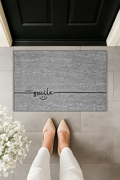 Dormot Modern Digital Printing Doormat - Happy Smile Doormat - Front Door Mat...
