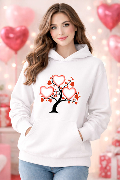 stil x Special for Valentine's Day, Sweatshirt with Hooded Names, Valentine's...