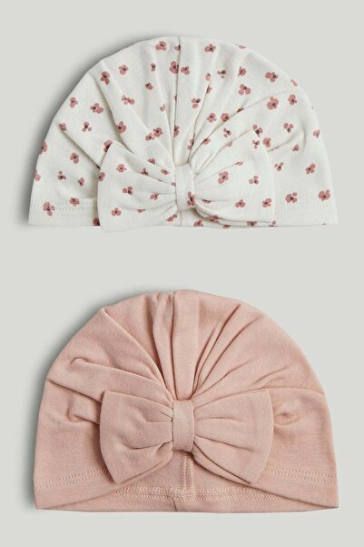 MOTHERCARE 2 Pack My First Cotton Baby Hats