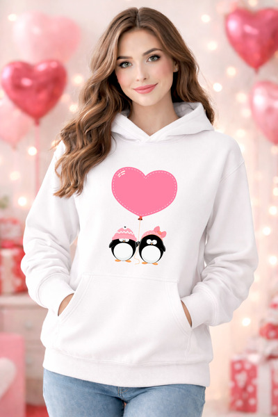 stil x Special for Valentine's Day, Sweatshirt with Hooded Names, Valentine's...