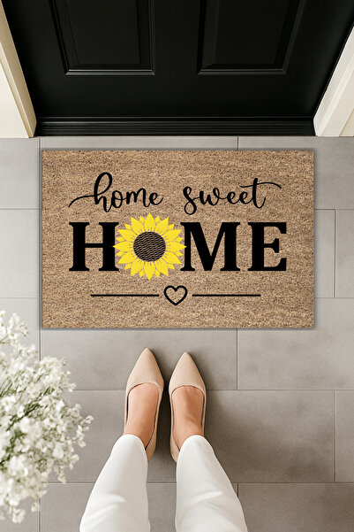 Dormot Modern Digital Printing Doormat - Home Sweet Home Daisy - Front Door M...